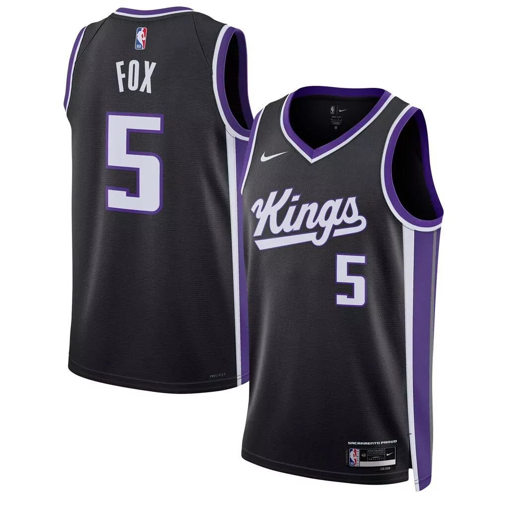 de aaron fox sacramento kings nike swingman player jersey association edition white 1