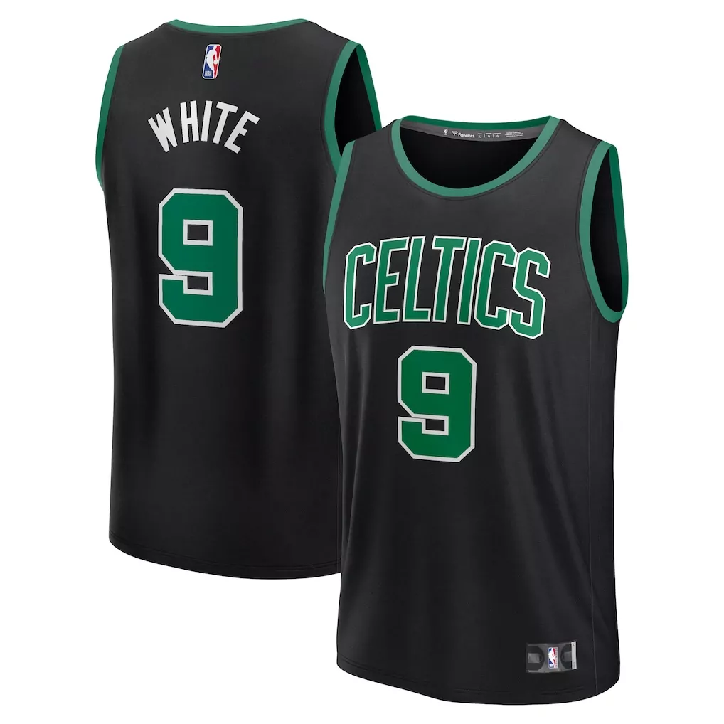 derrick white boston celtics fanatics fast break replica player jersey icon edition kelly green