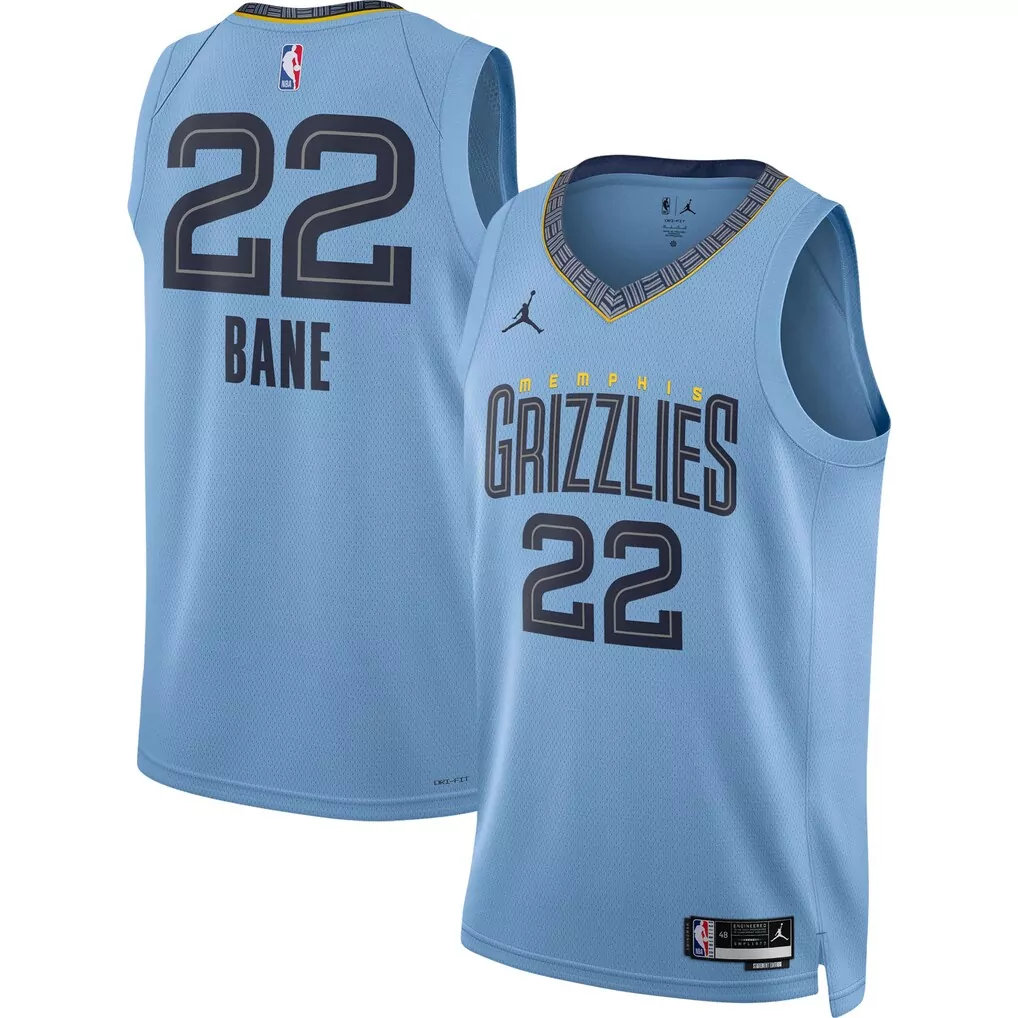 derrick rose memphis grizzlies fanatics youth fast break player jersey statement edition light blue