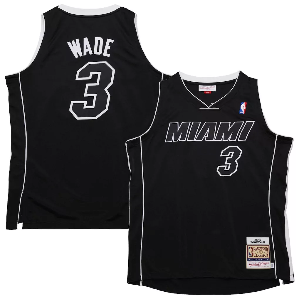 dwyane wade miami heat mitchell ness 2005 06 hardwood classics swingman jersey white