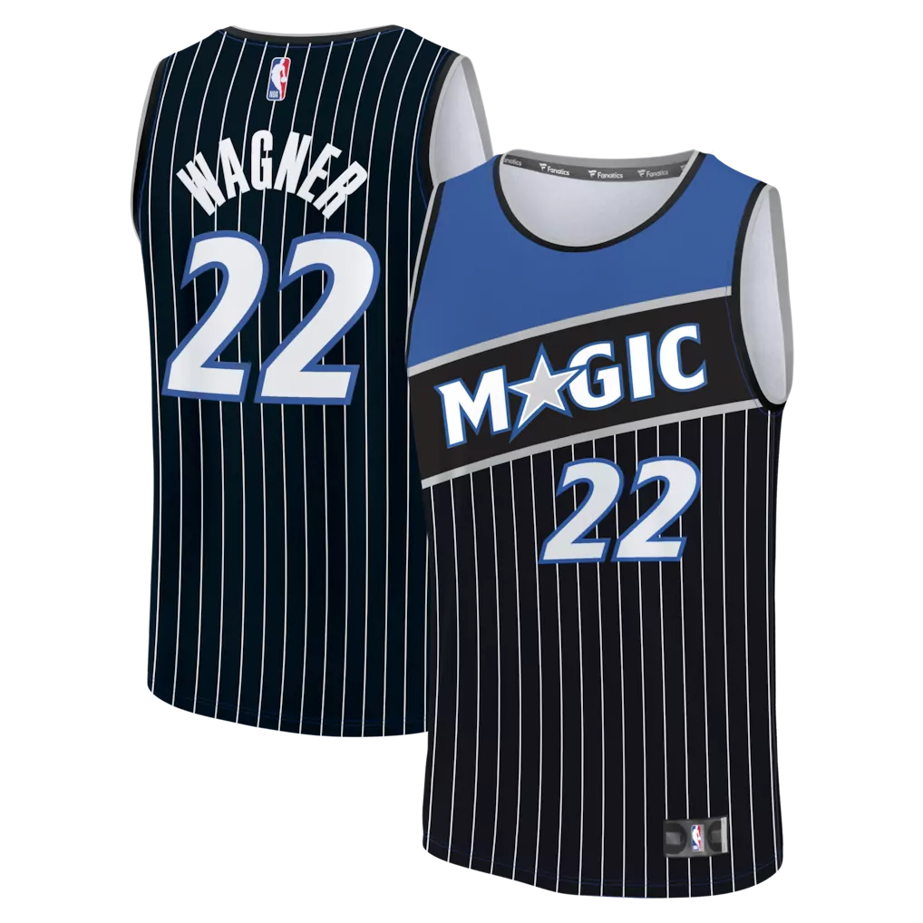 franz wagner orlando magic fanatics fast break jersey statement edition black