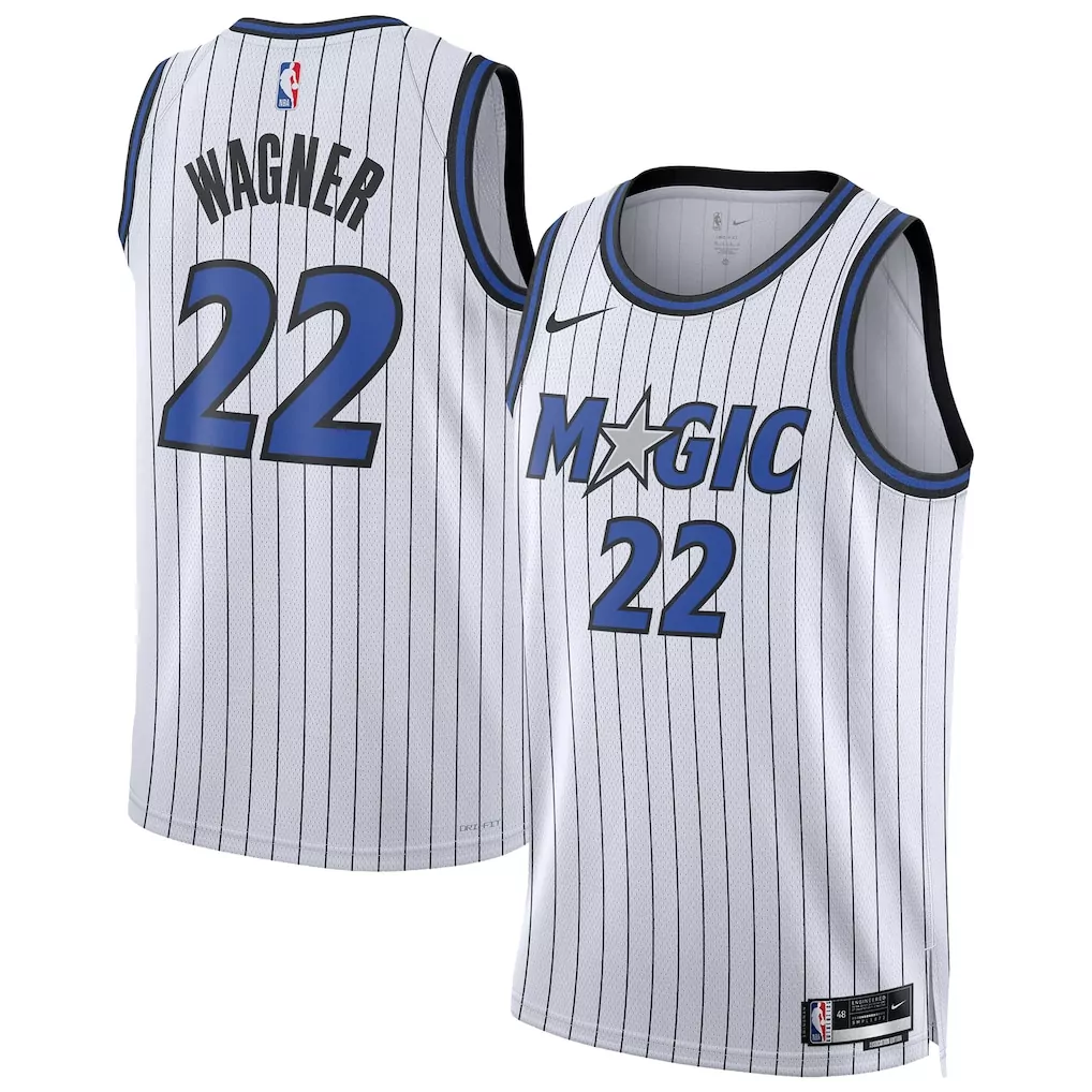 franz wagner orlando magic jordan brand youth swingman jersey statement edition black