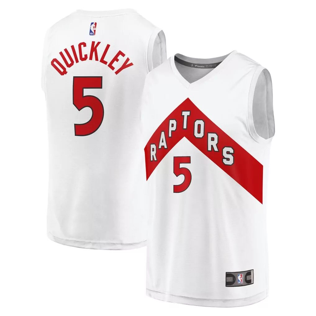 immanuel quickley toronto raptors fanatics fast break player jersey association edition white