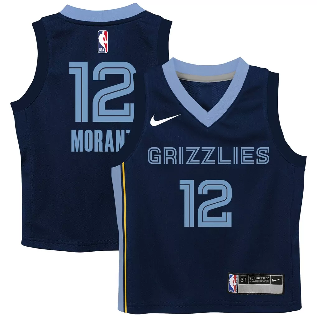 ja morant memphis grizzlies nike infant 2024 25 swingman player jersey city edition red