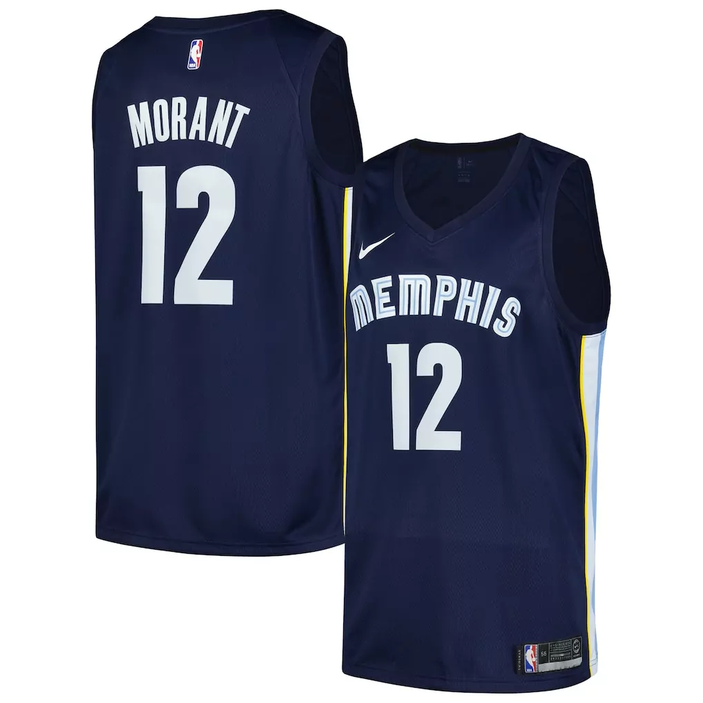 ja morant memphis grizzlies nike infant 2024 25 swingman player jersey city edition red