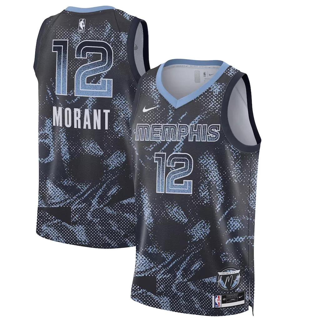 ja morant memphis grizzlies nike unisex 2024 25 swingman player jersey city edition red
