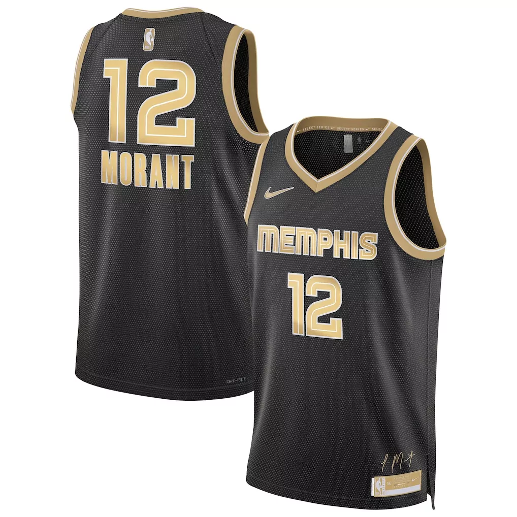 ja morant memphis grizzlies nike unisex 2024 25 swingman player jersey city edition red
