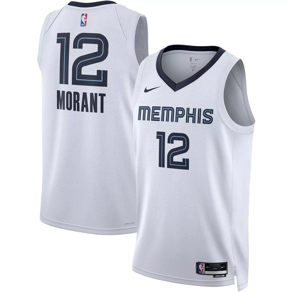 ja morant memphis grizzlies nike unisex 2024 25 swingman player jersey city edition red
