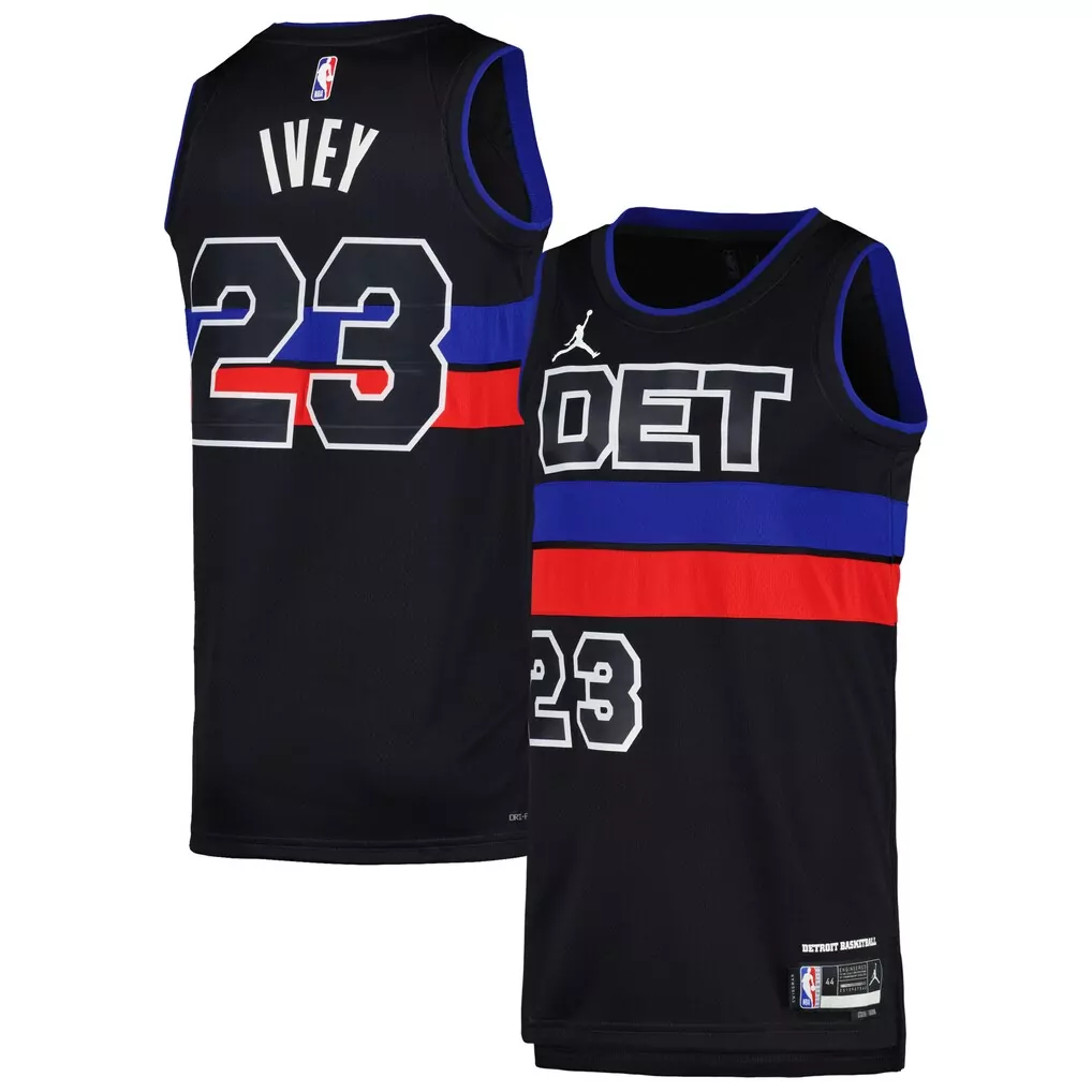detroit pistons nike unisex swingman custom jersey blue icon edition