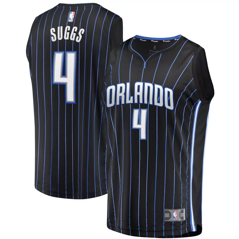 jalen suggs orlando magic fanatics fastbreak jersey city edition black