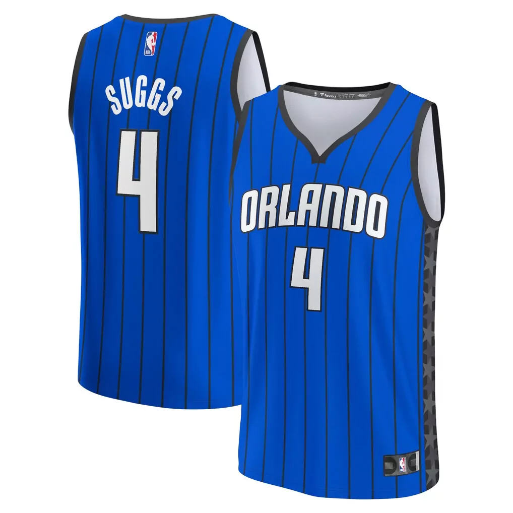 jalen suggs orlando magic fanatics fastbreak jersey city edition black