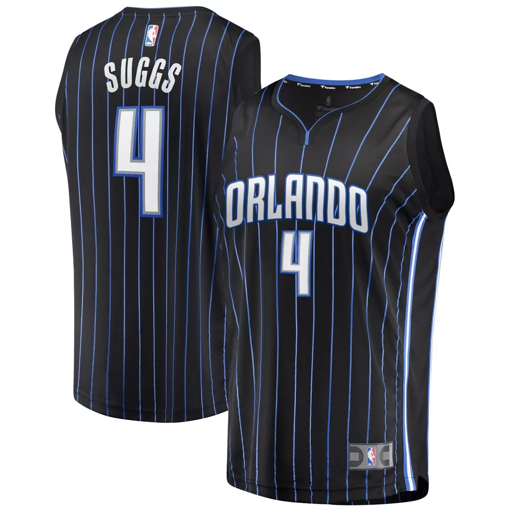 jalen suggs orlando magic fanatics fastbreak jersey city edition black
