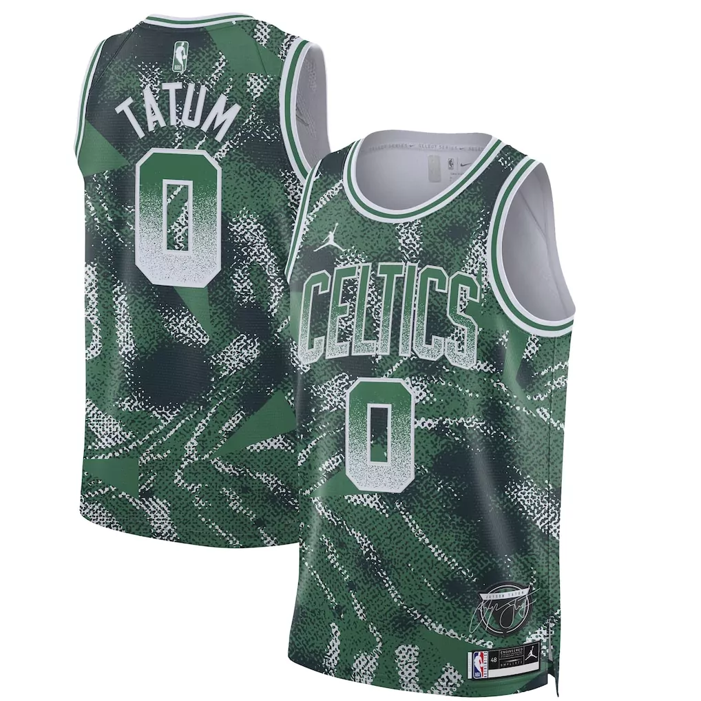 boston celtics nike unisex 2024 25 custom swingman jersey city edition black