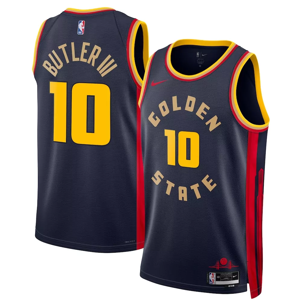 green 23 golden state warriors black jersey 2023 men s all stitched vapor jersey