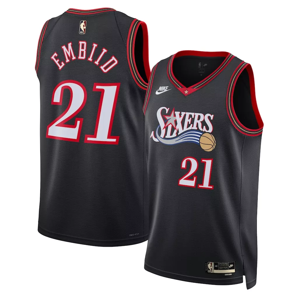 joel embiid philadelphia 76ers nike unisex swingman jersey association edition white
