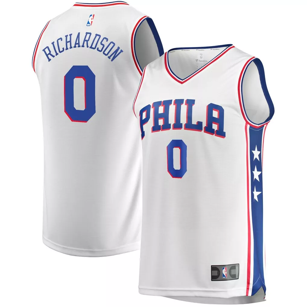 josh richardson philadelphia 76ers fanatics women s fast break replica jersey royal icon edition