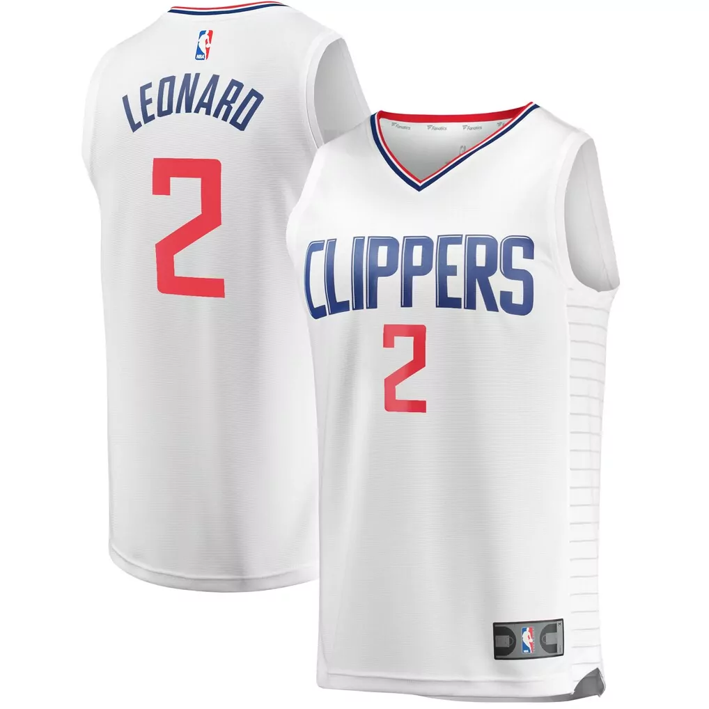 kawhi leonard la clippers fanatics fast break player jersey icon edition royal