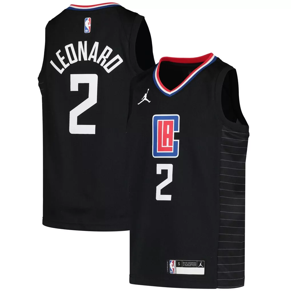 kawhi leonard la clippers fanatics youth fast break replica player jersey statement edition red