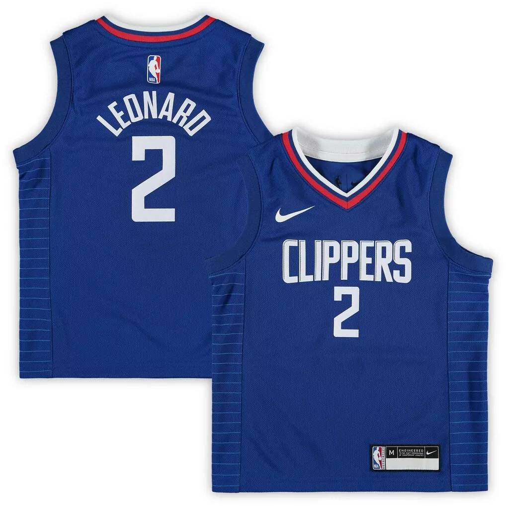 kawhi leonard la clippers jordan brand youth swingman jersey statement edition black