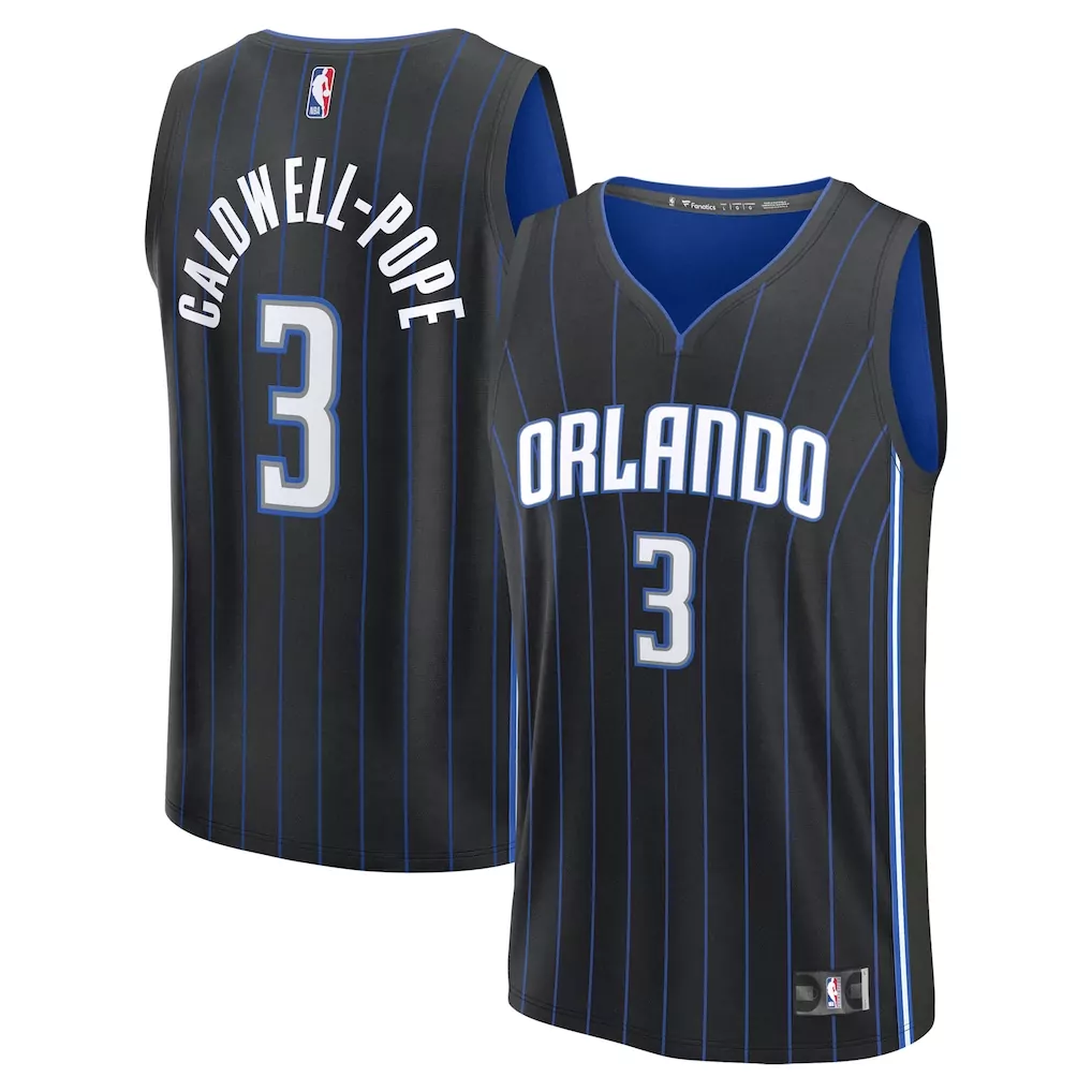 kentavious caldwell pope orlando magic fanatics fast break replica player jersey icon edition black