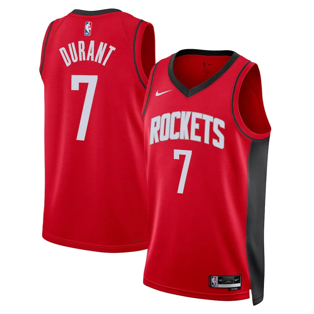 houston rockets fanatics fast break custom jersey icon edition red