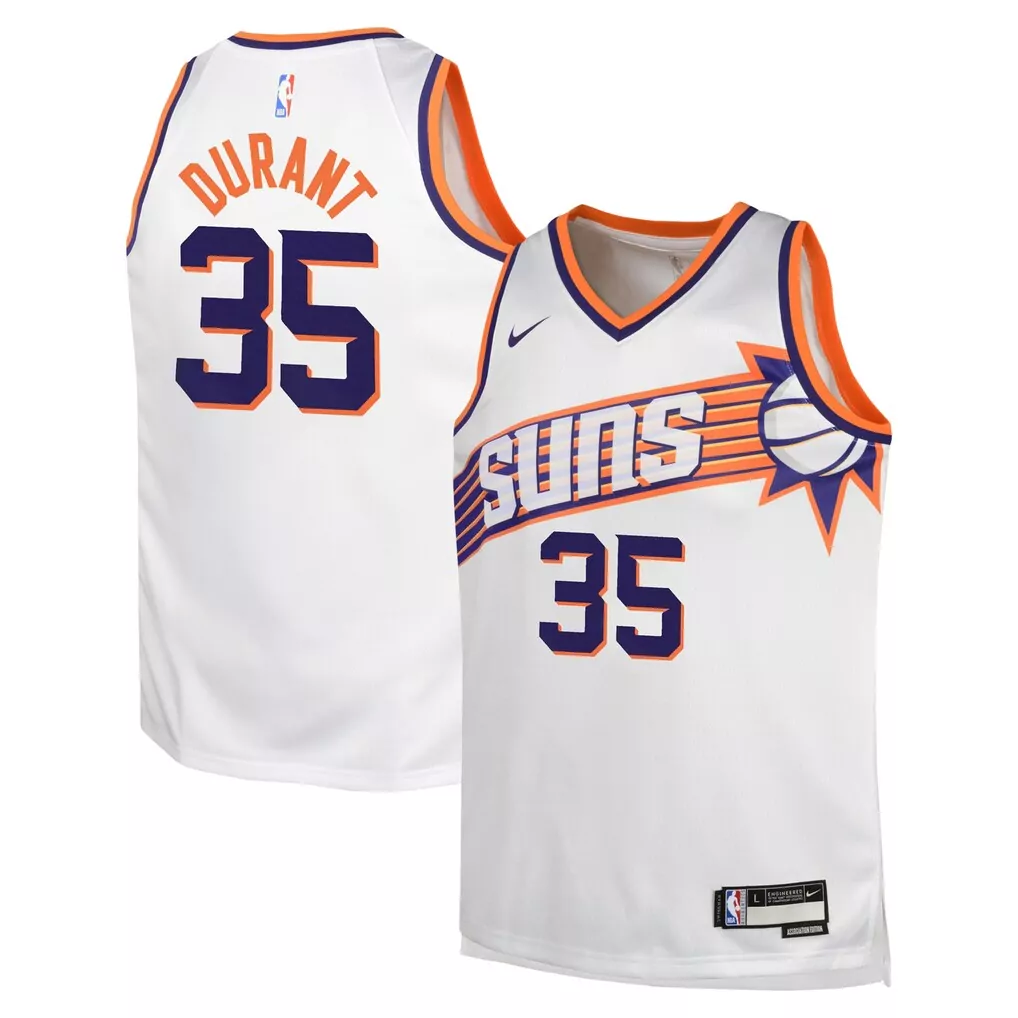 kevin durant phoenix suns nike youth 2024 25 swingman player jersey city edition purple