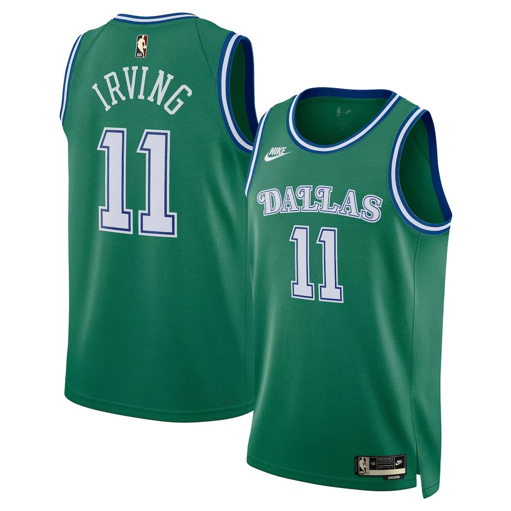 kyrie irving dallas mavericks fanatics youth fast break replica player jersey icon edition blue