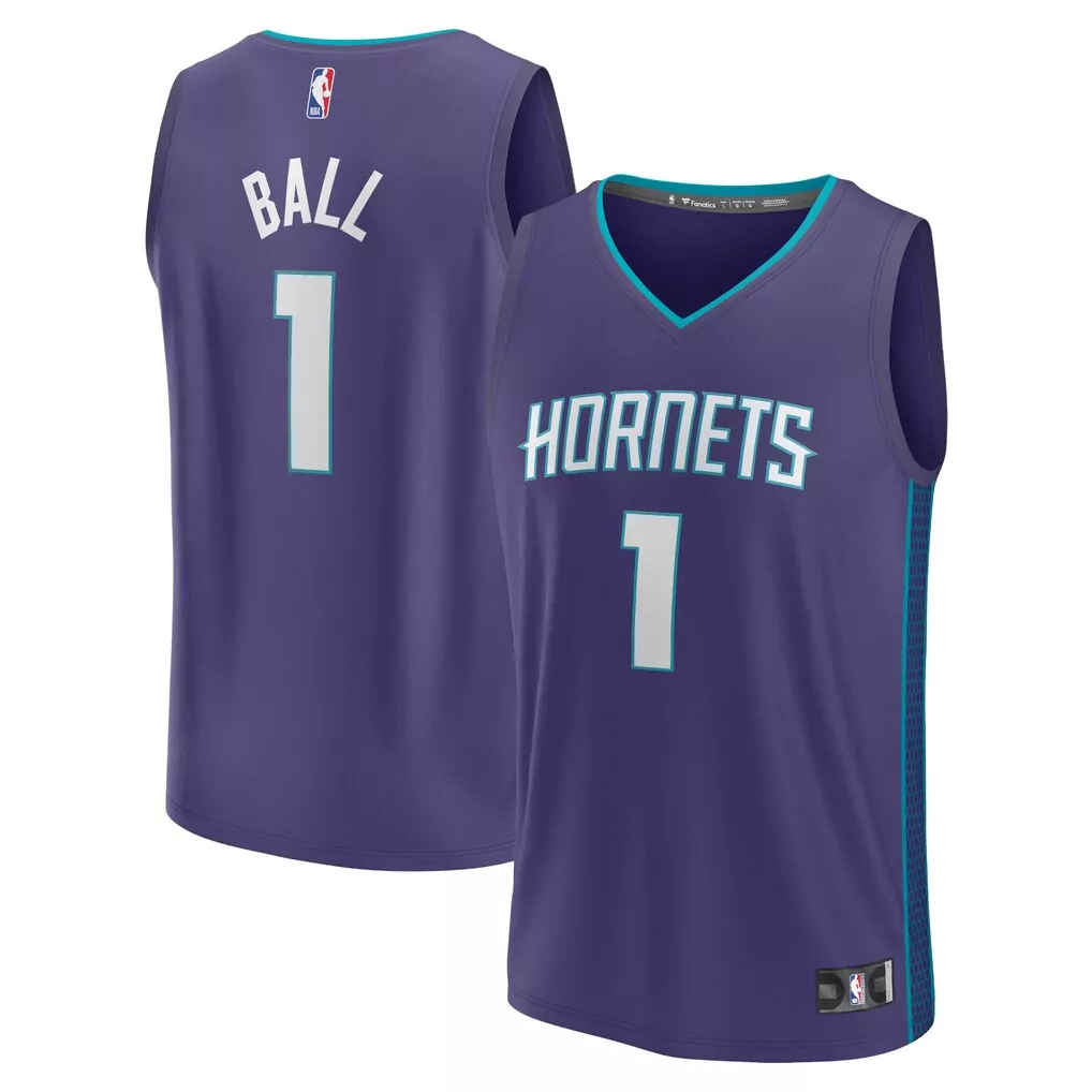 Knecht 4 Charlotte Hornets Youth Stitched Jersey Aqua Name Patch 2023