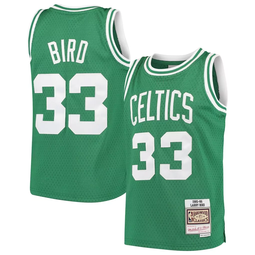 larry bird boston celtics mitchell ness x dannijo women s fashion cropped basketball jersey kelly green