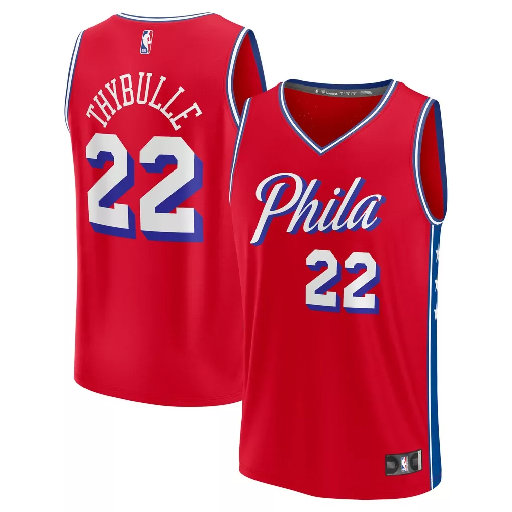 matisse thybulle philadelphia 76ers fanatics fast break replica jersey association edition white