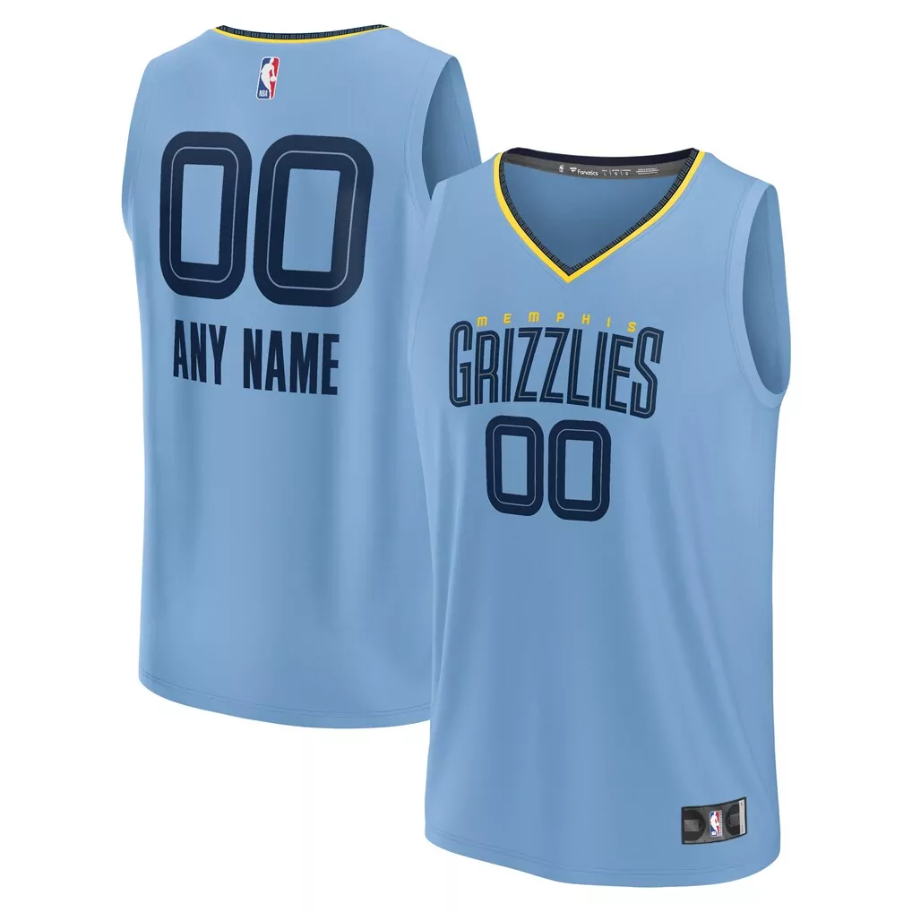 marcus smart memphis grizzlies fanatics youth fast break player jersey icon edition navy