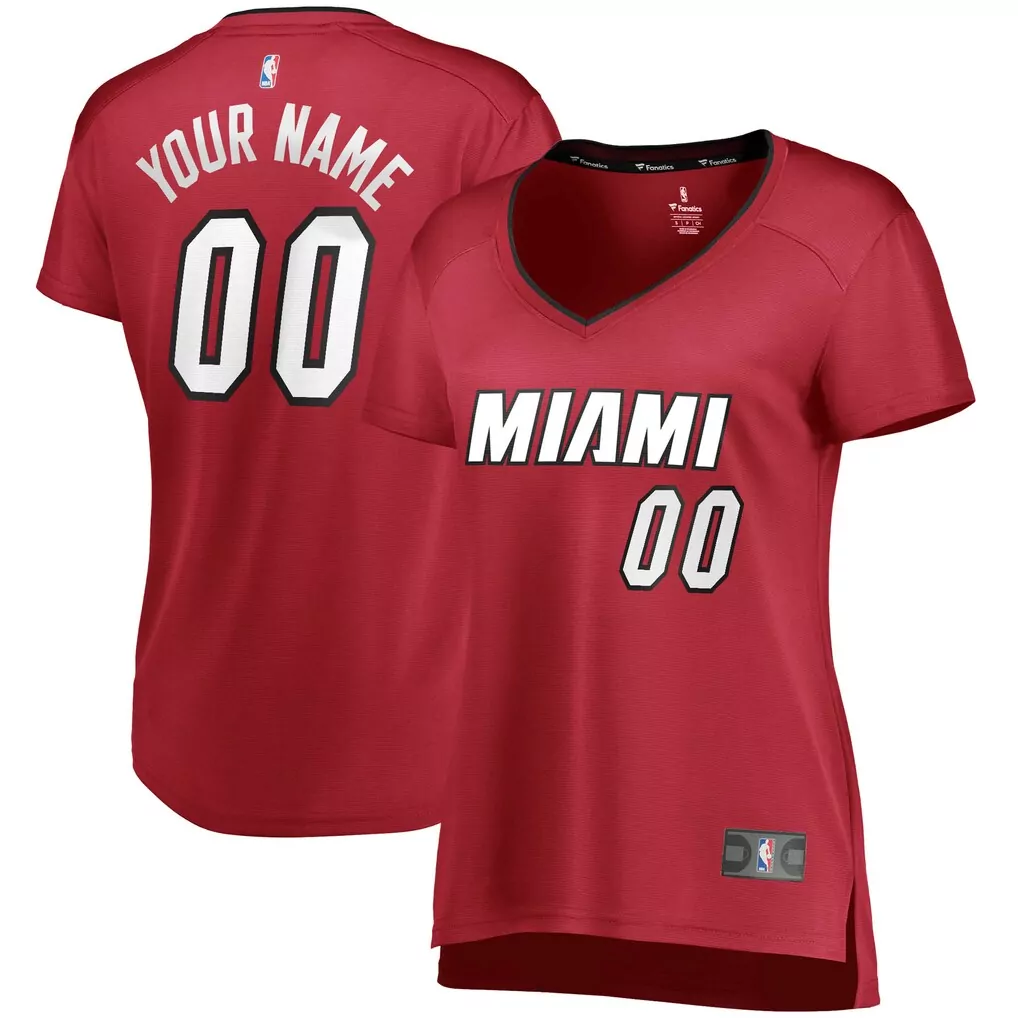 kevin love miami heat fanatics youth fast break player jersey icon edition black