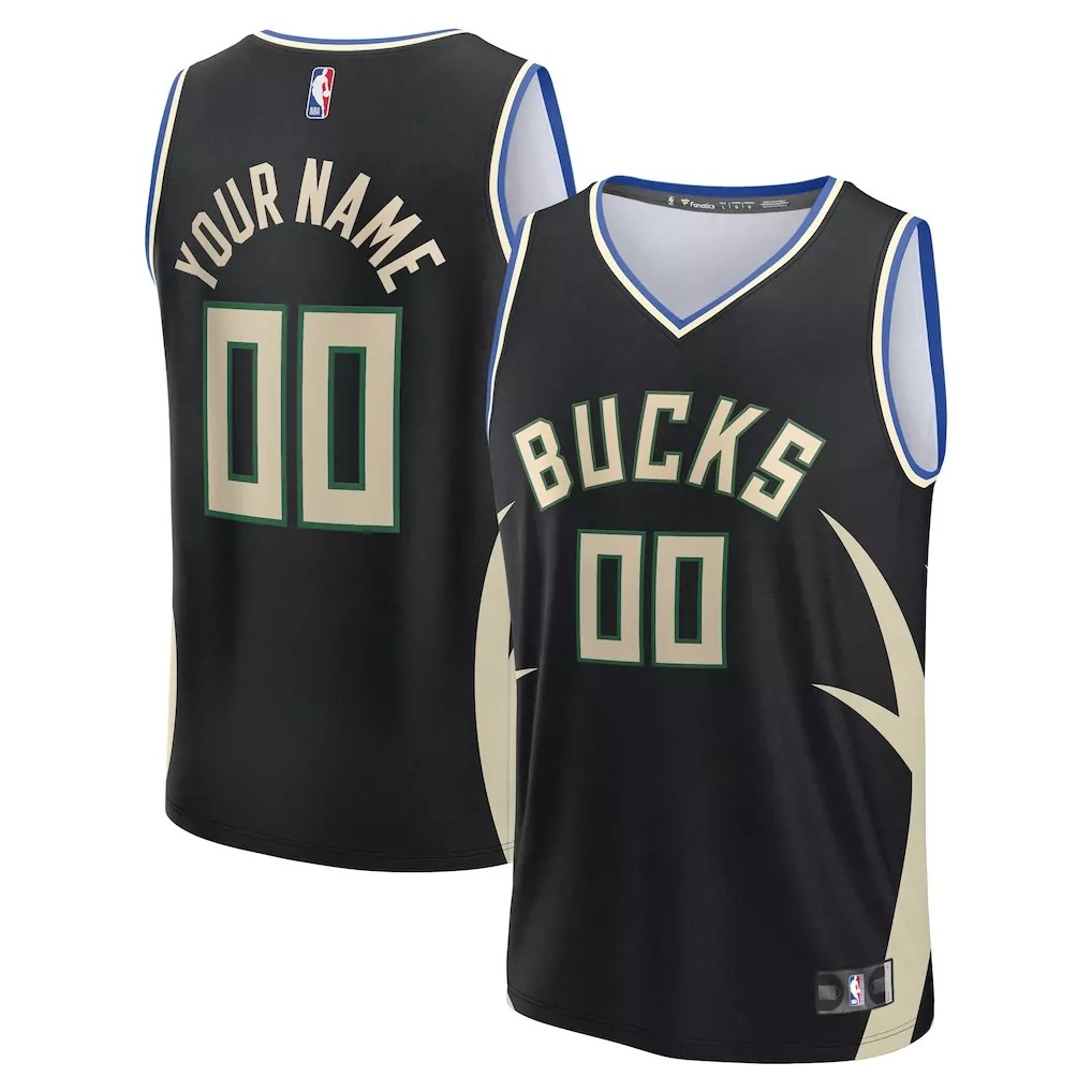 milwaukee bucks fanatics fast break custom jersey association edition white
