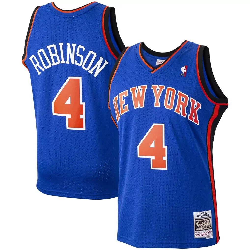 nate robinson new york knicks mitchell ness 2006 07 hardwood classics swingman jersey green