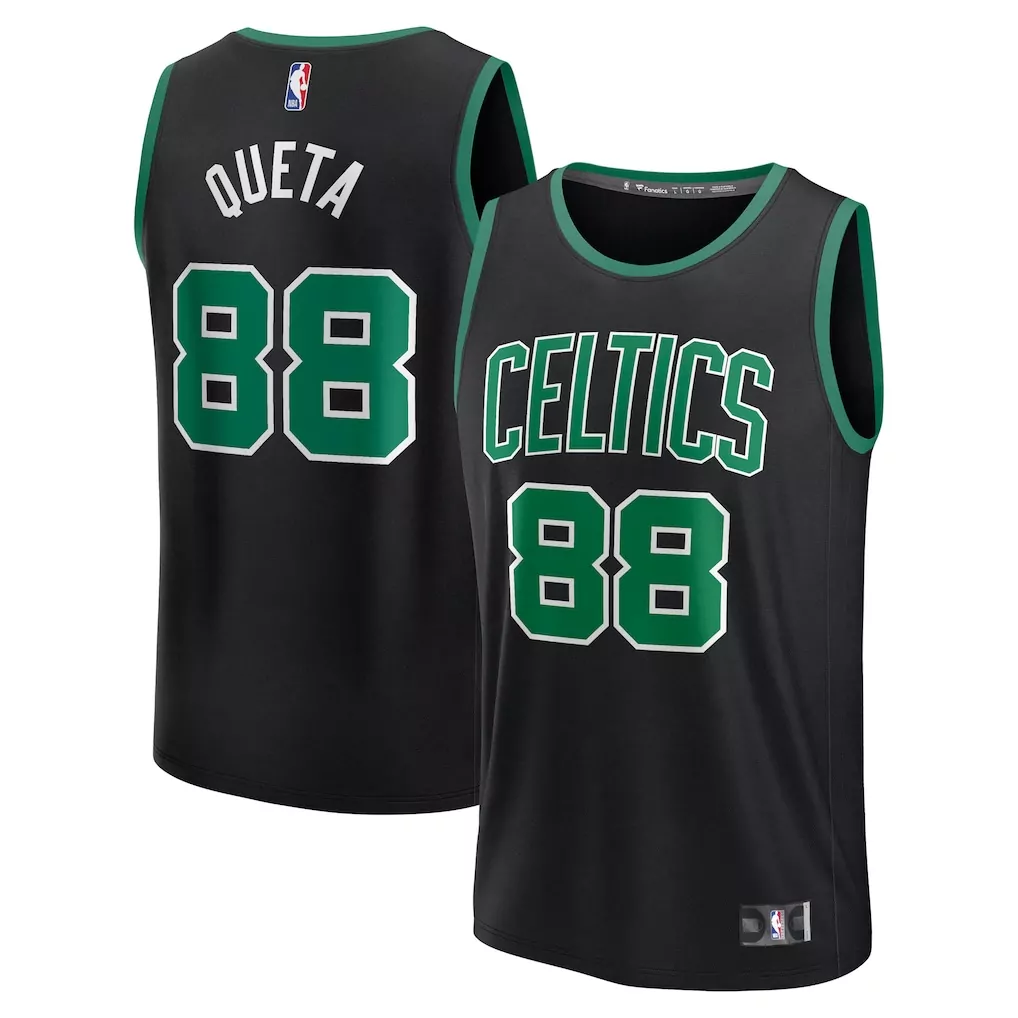 neemias queta boston celtics fanatics fast break replica player jersey statement edition black