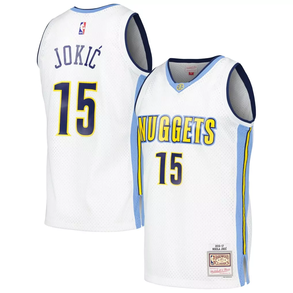 nikola jokic denver nuggets fanatics youth fast break replica player jersey statement edition blue