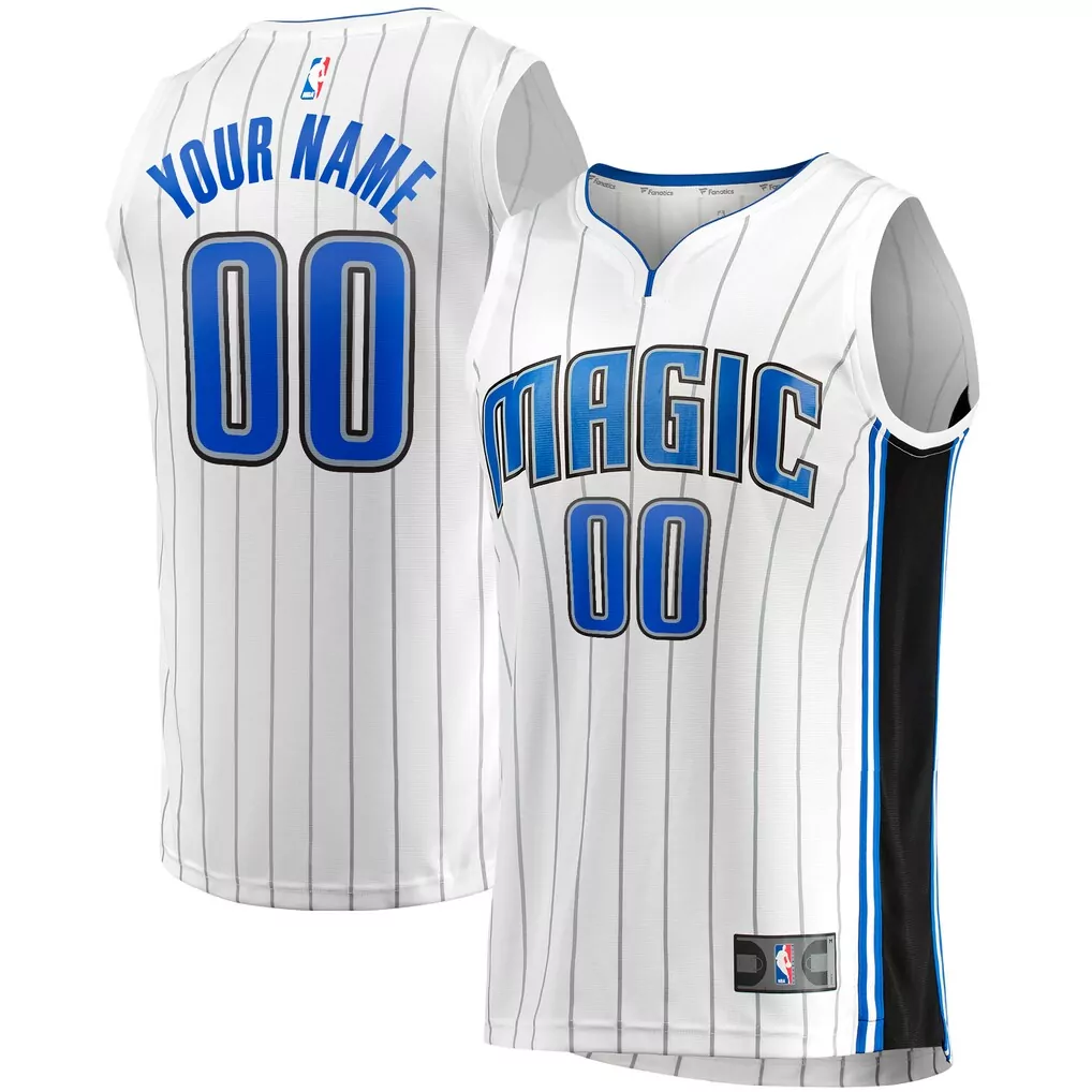 orlando magic fanatics youth fast break replica custom jersey association edition white