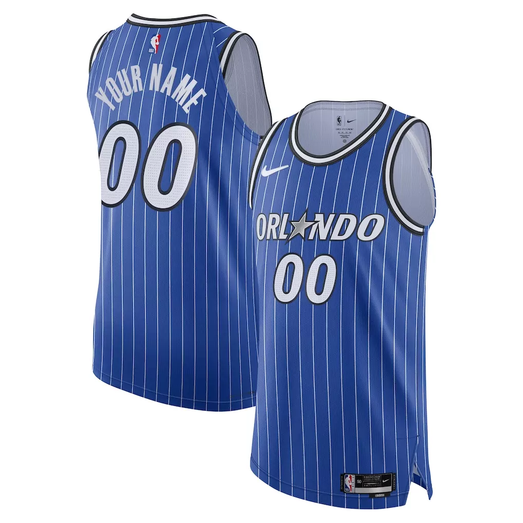 orlando magic jordan brand unisex 2022 23 swingman custom jersey statement edition royal