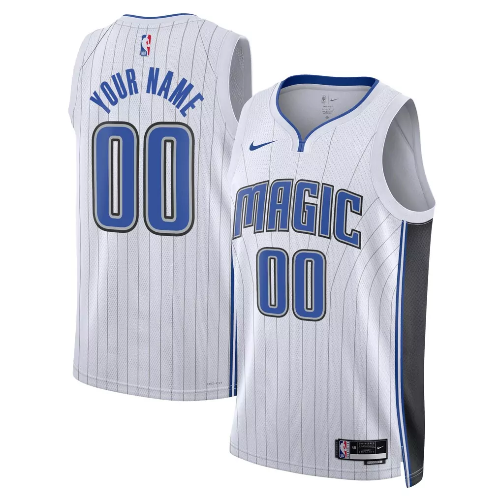 orlando magic nike unisex swingman custom jersey black icon edition