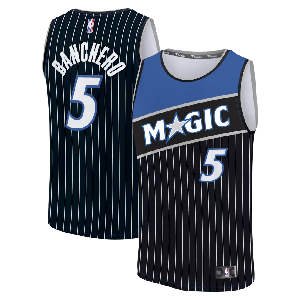 orlando magic nike unisex swingman custom jersey black icon edition