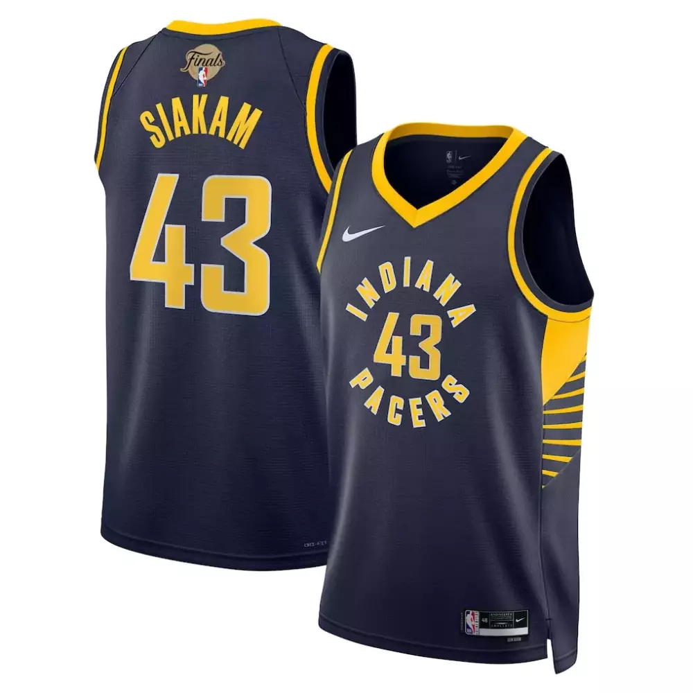 Siakam 43 Indiana Pacers 2023 Men's All Stitched Vapor Jersey | Navy Finals Edition | Limited Edition Fan Gear for Men, Women & Youth