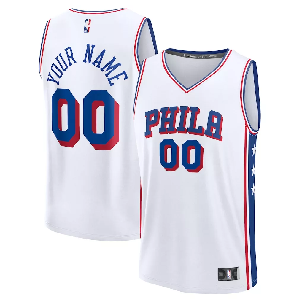 philadelphia 76ers custom jersey 00 red 2023 men s all stitched vapor jersey