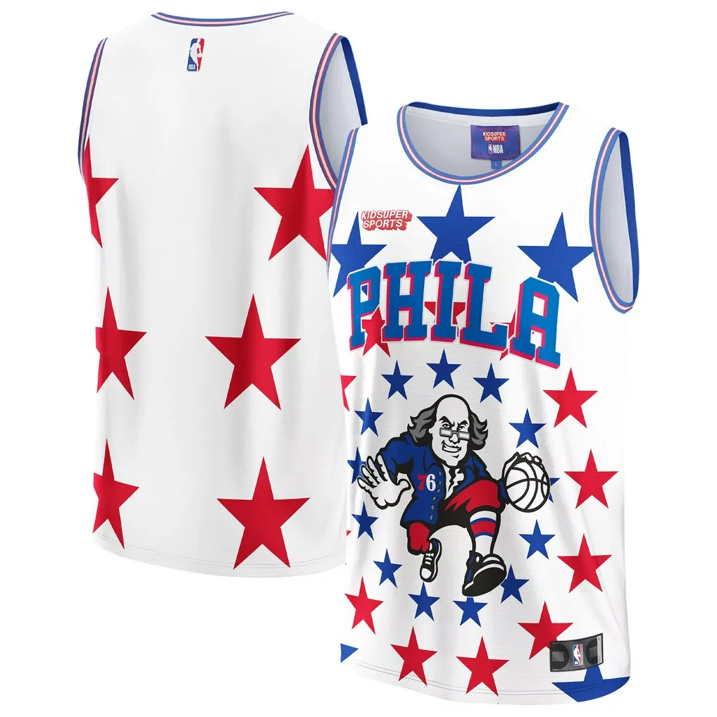 philadelphia 76ers mitchell ness x tats cru hardwood classics fashion jersey white
