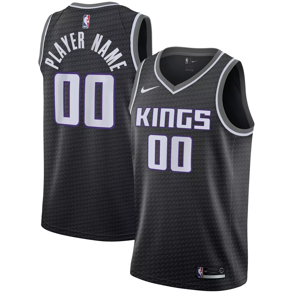 sacramento kings jordan brand unisex swingman custom jersey statement edition purple