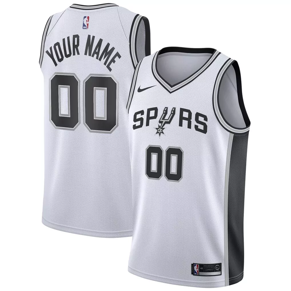 san antonio spurs jordan brand unisex 2022 23 swingman custom jersey statement edition black