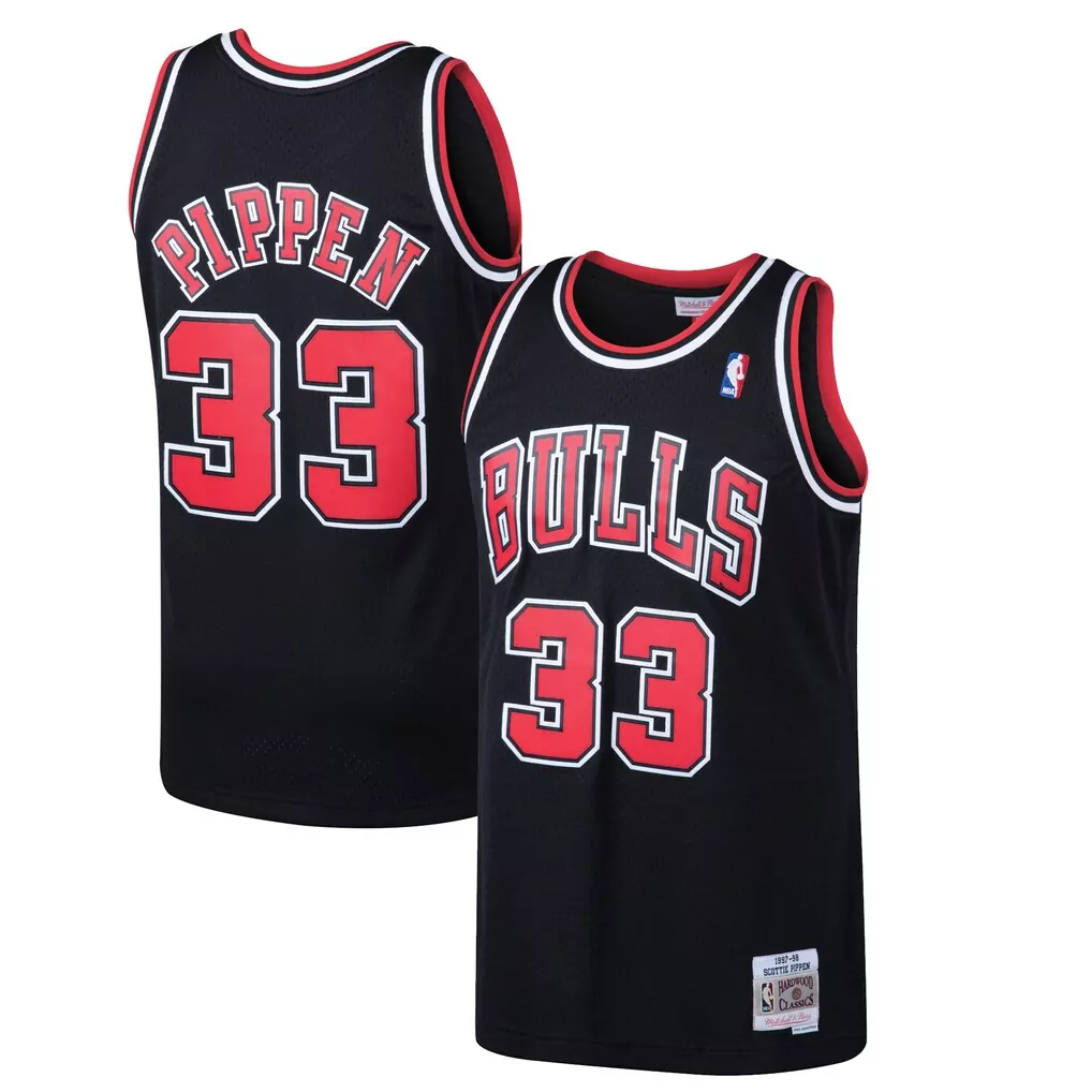 michael jordan chicago bulls mitchell ness youth 1996 97 hardwood classics authentic jersey black red