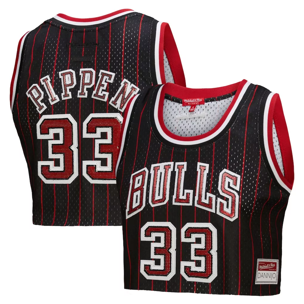scottie pippen chicago bulls mitchell ness hardwood classics 2003 04 swingman jersey red