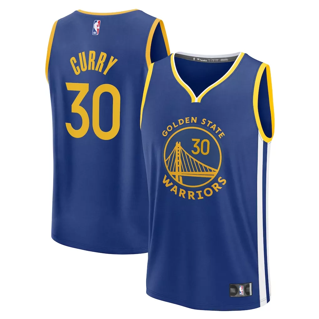 stephen curry golden state warriors fanatics youth fast break player jersey statement edition navy
