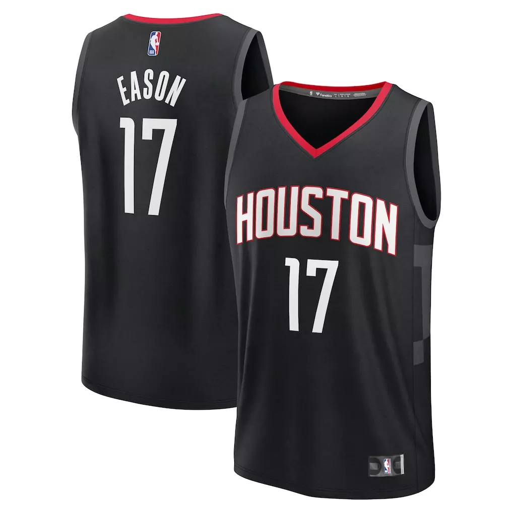 tari eason houston rockets fanatics fast break replica player jersey icon edition red