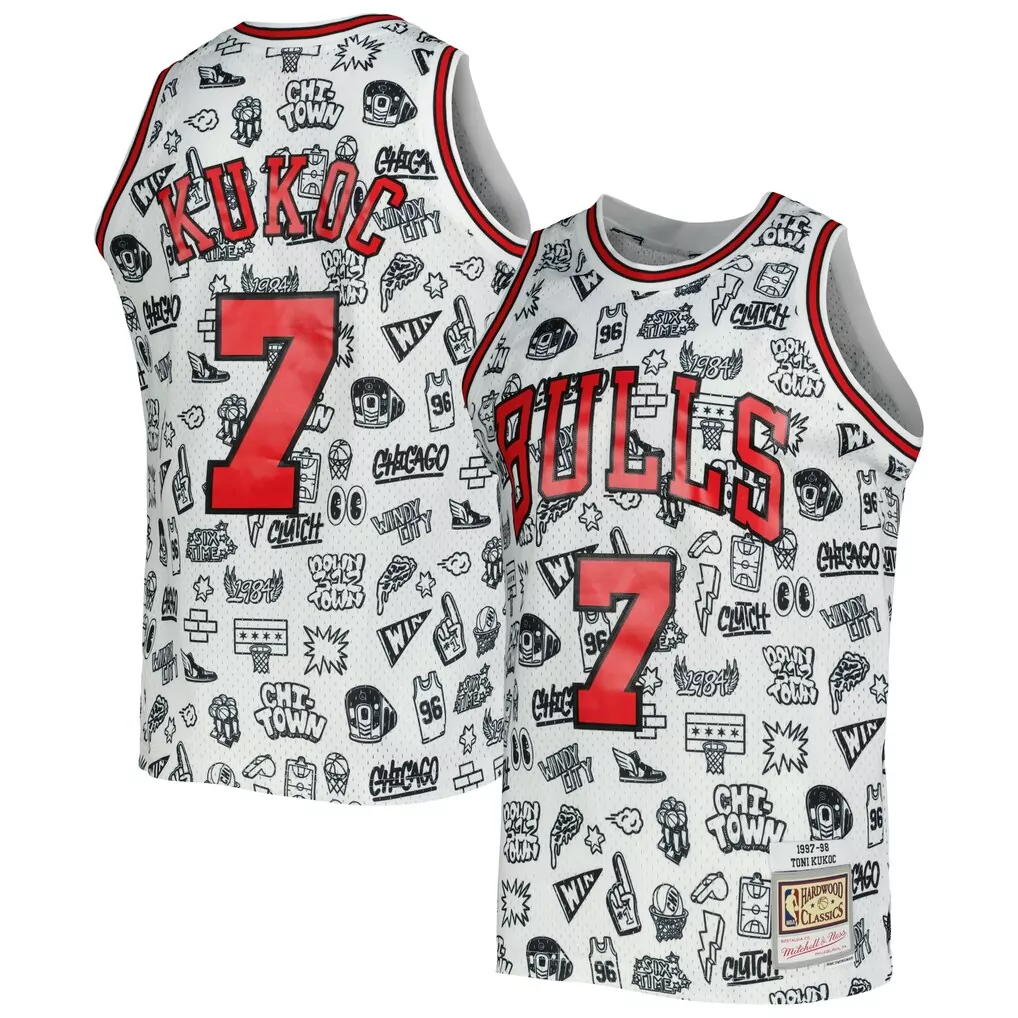 scottie pippen chicago bulls mitchell ness youth 1997 98 hardwood classics swingman jersey white